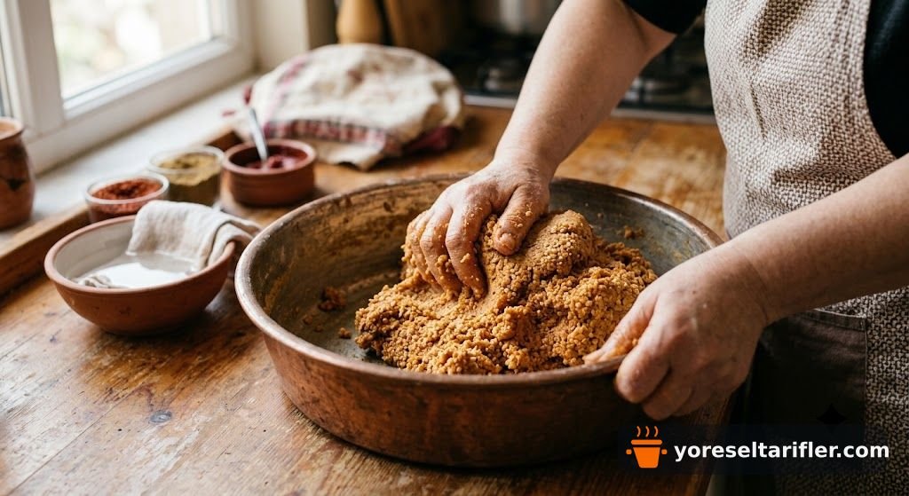 Diyarbakır Usulü Kıymalı İçli Köfte Tarifi — Adım 4