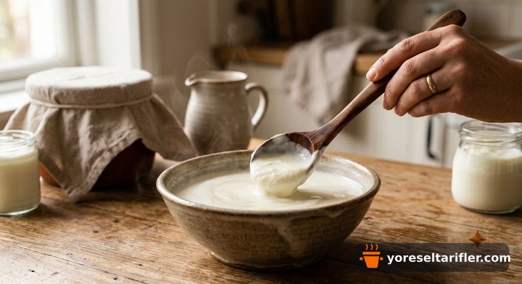 Doğal Ev Yapımı Yoğurt Tarifi — Adım 6