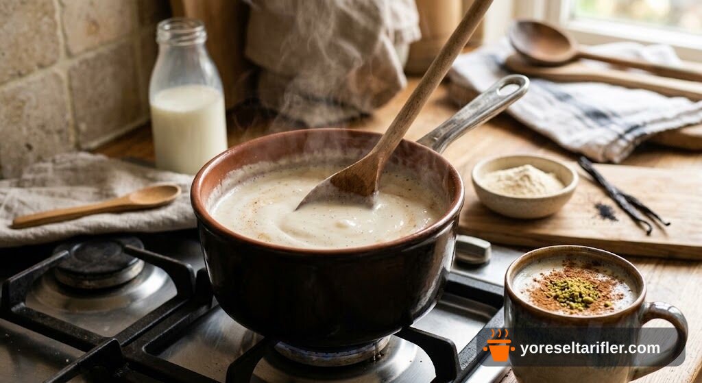 Doğal Salep İçeceği Tarifi — Adım 1