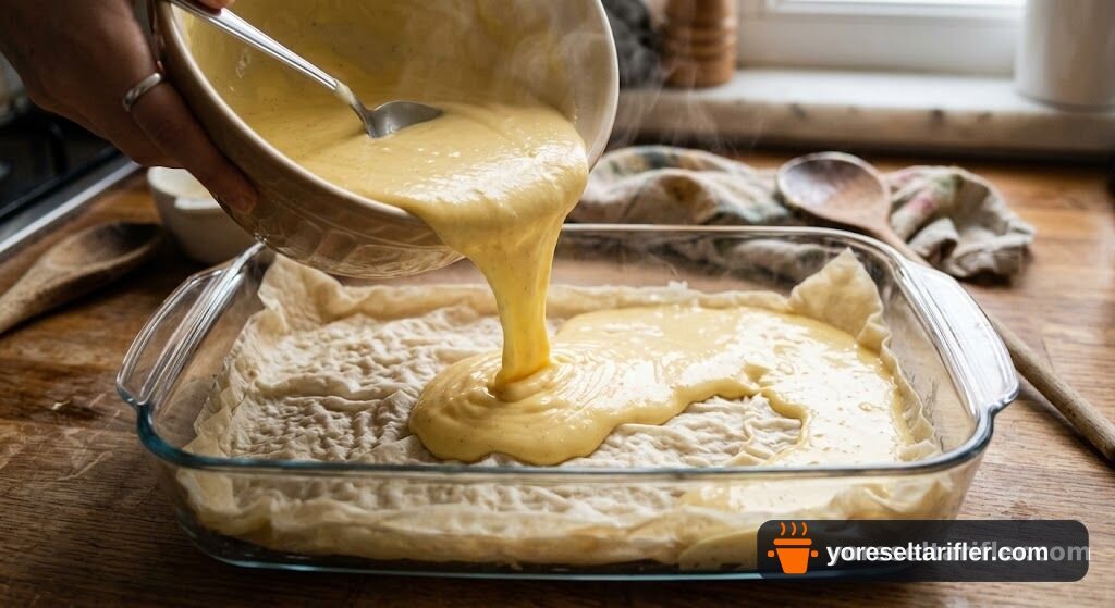 Dokuz Kat Yaş Pasta Tarifi — Adım 7