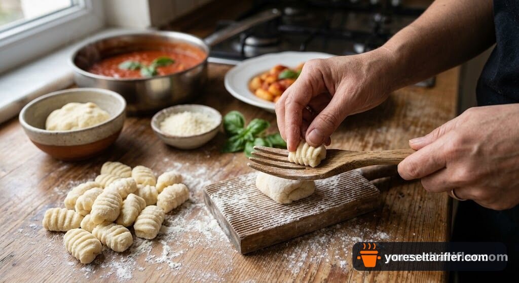 Domates Sosuyla Hafif Gnocchi Tarifi — Adım 5