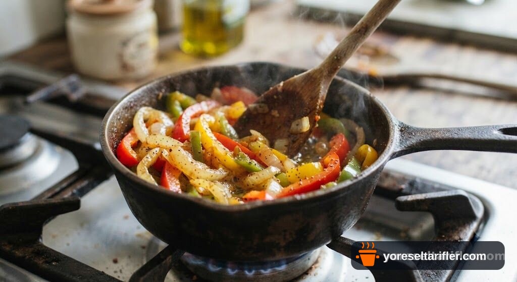 Domatesli Biberli Bulgur Pilavı Tarifi — Adım 2