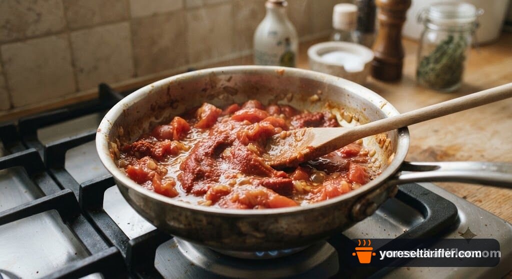 Domatesli Biberli Bulgur Pilavı Tarifi — Adım 3
