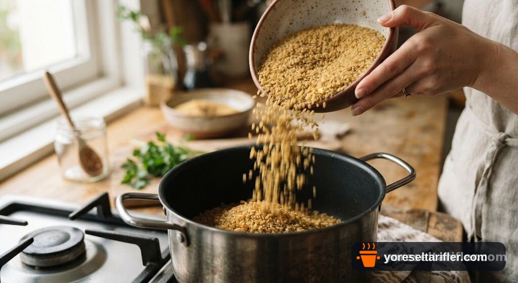 Domatesli Biberli Bulgur Pilavı Tarifi — Adım 5
