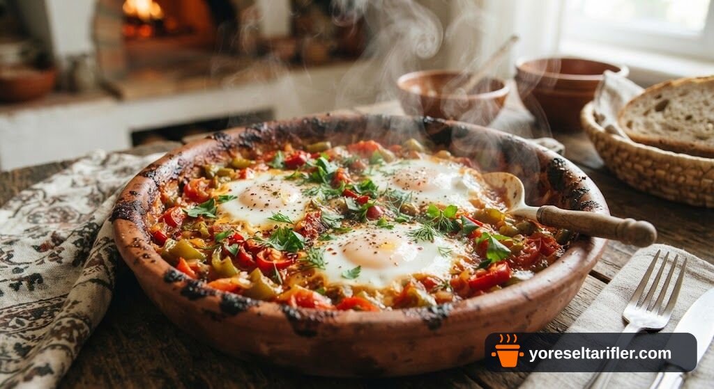 Domatesli Biberli Yumurta Fırında Tarifi — Adım 6