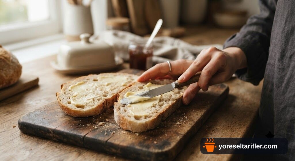 Domatesli Roka Kaşarlı Tost Tarifi — Adım 1