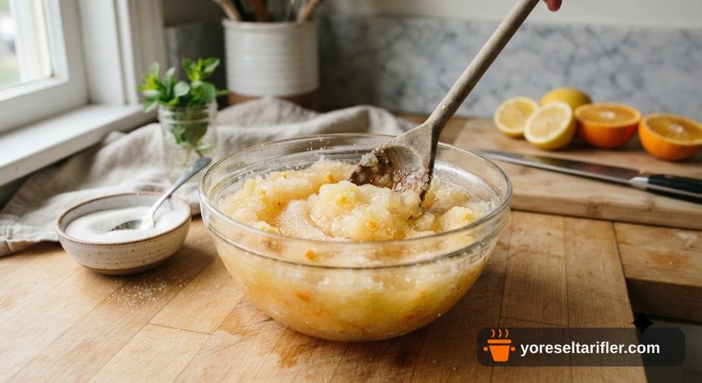 Dondurulmuş Limon ve Portakal Limonatası Tarifi — Adım 10