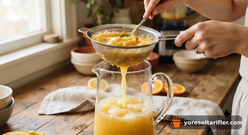 Dondurulmuş Limon ve Portakal Limonatası Tarifi — Adım 11