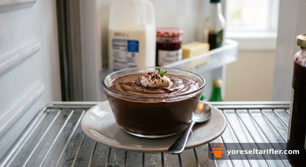 Dört Malzemeli Şekersiz Puding Tarifi — Adım 3