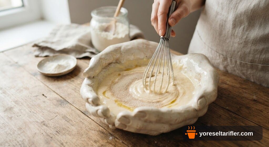 Doyurucu Ev Yapımı Çörek Tarifi — Adım 1
