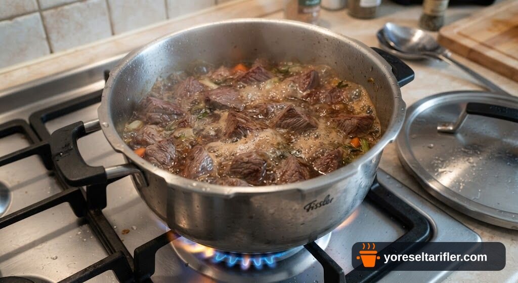 Düdüklüde Keşkek Yemeği Tarifi — Adım 2