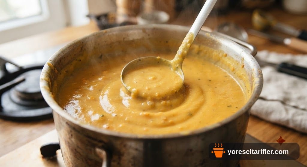 Düdüklüde Kırmızı Mercimek Çorbası Tarifi — Adım 4
