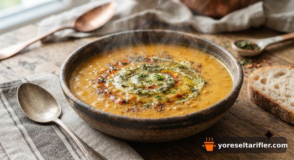Düdüklüde Kırmızı Mercimek Çorbası Tarifi — Adım 6