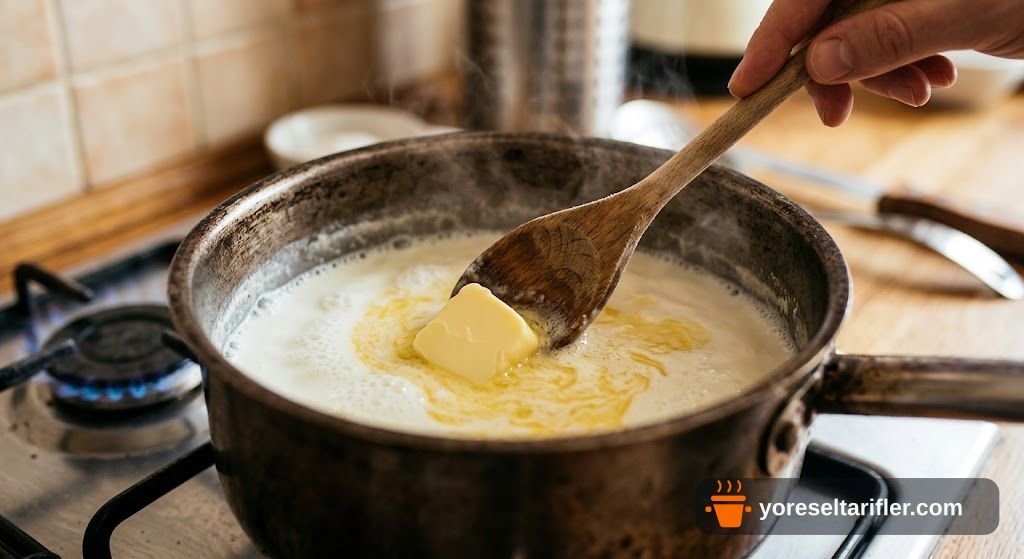Ekler Hamuruyla Klasik Ekler Pasta Tarifi — Adım 1