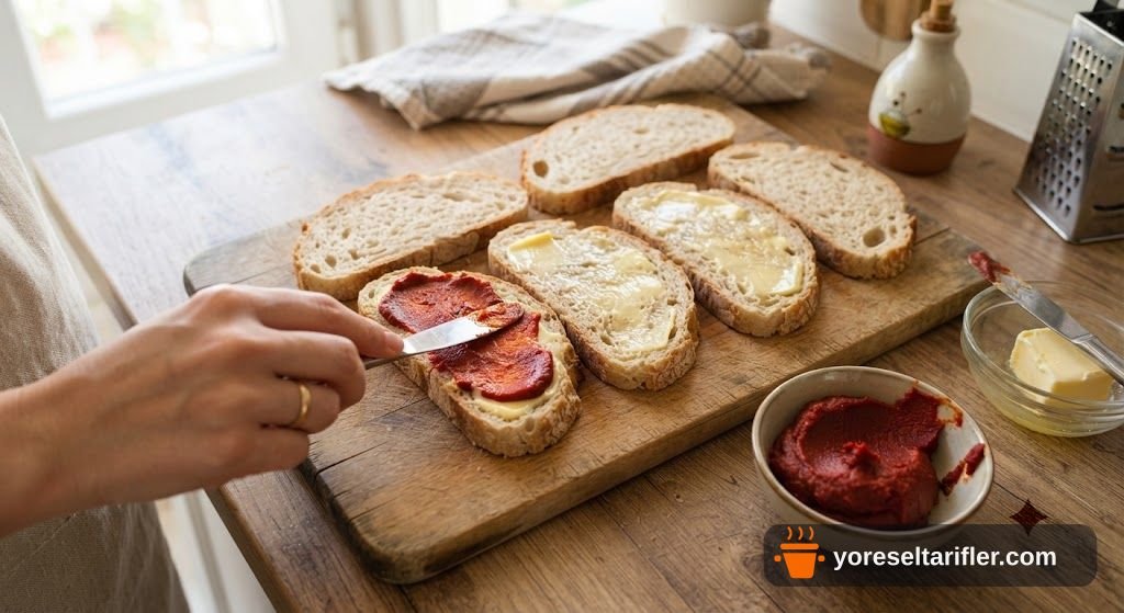 Ekmek Üzeri Pizza Tarifi — Adım 2