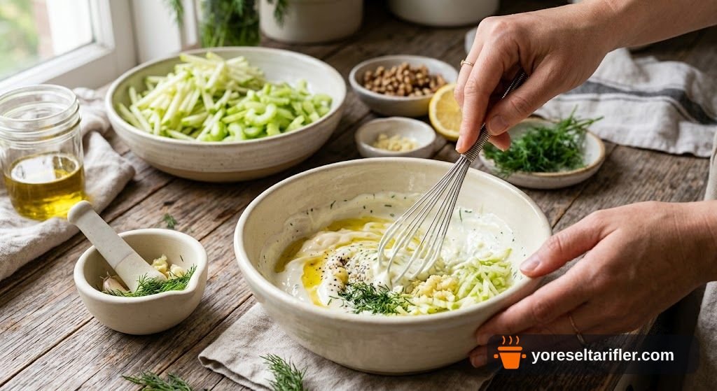 Ekşi Elmalı Kereviz Salatası Tarifi — Adım 3
