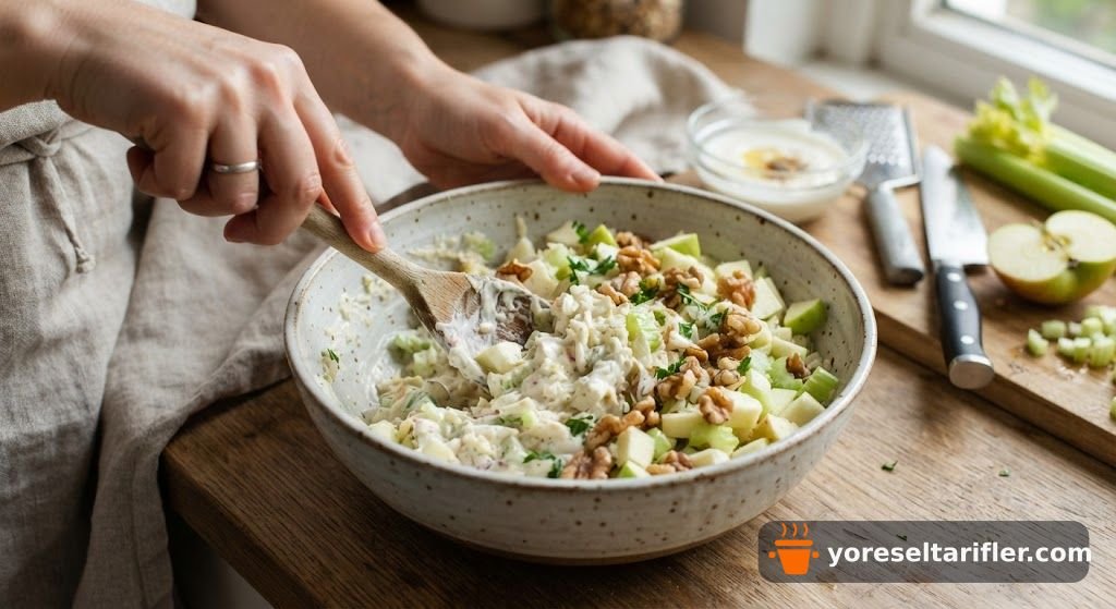 Ekşi Elmalı Kereviz Salatası Tarifi — Adım 4