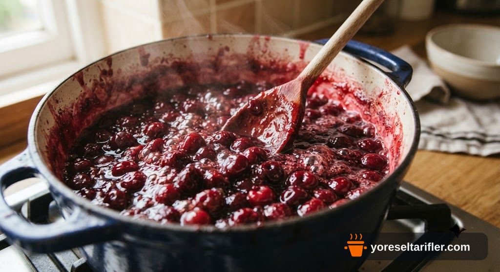 Ekşi Vişneli Zeytinyağlı Yaprak Sarma Tarifi — Adım 1