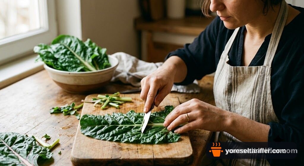 Ekşili Baharatlı Pazı Sarması Tarifi — Adım 10