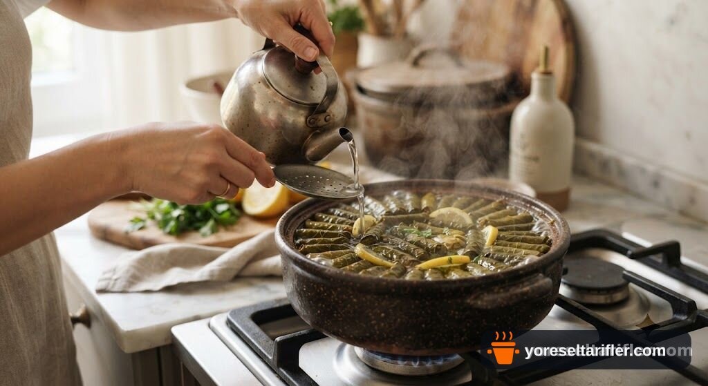 Ekşili Baharatlı Pazı Sarması Tarifi — Adım 13