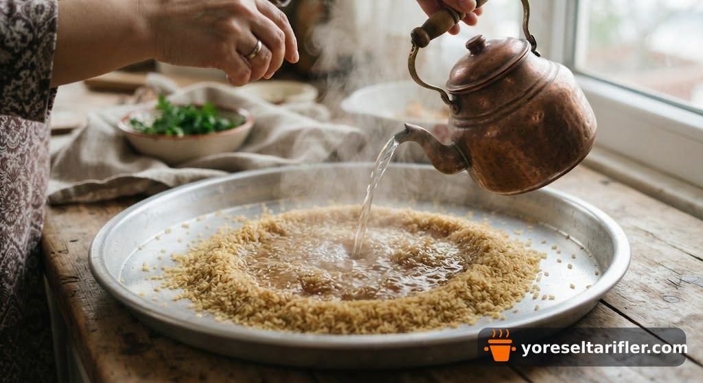 Ekşili Etli Bulgur Yahni Tarifi — Adım 2