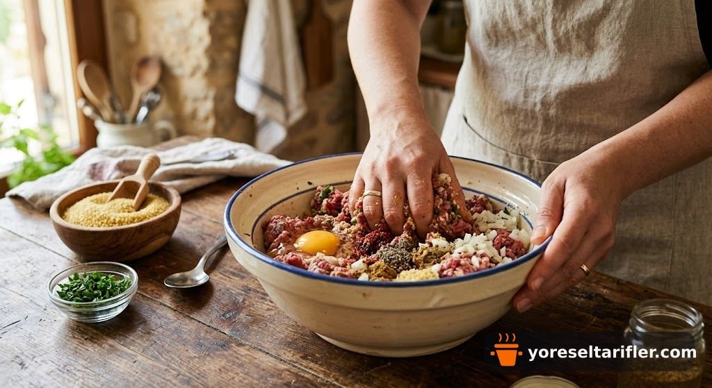 Kıymalı Sulu Köfte Tarifi (Ekşili) — Adım 1