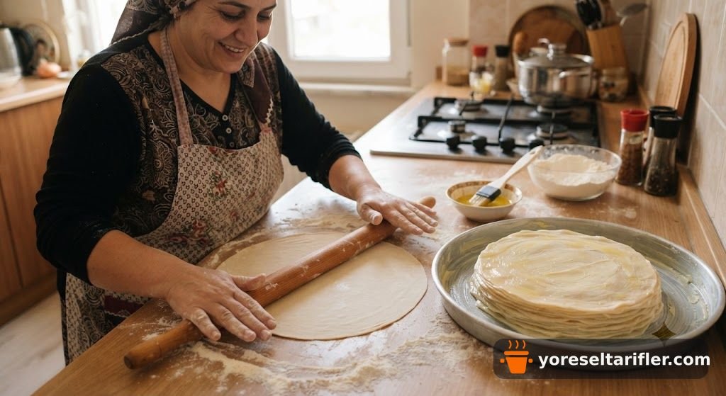 El Açması Çıtır Tavuklu Börek Tarifi — Adım 4