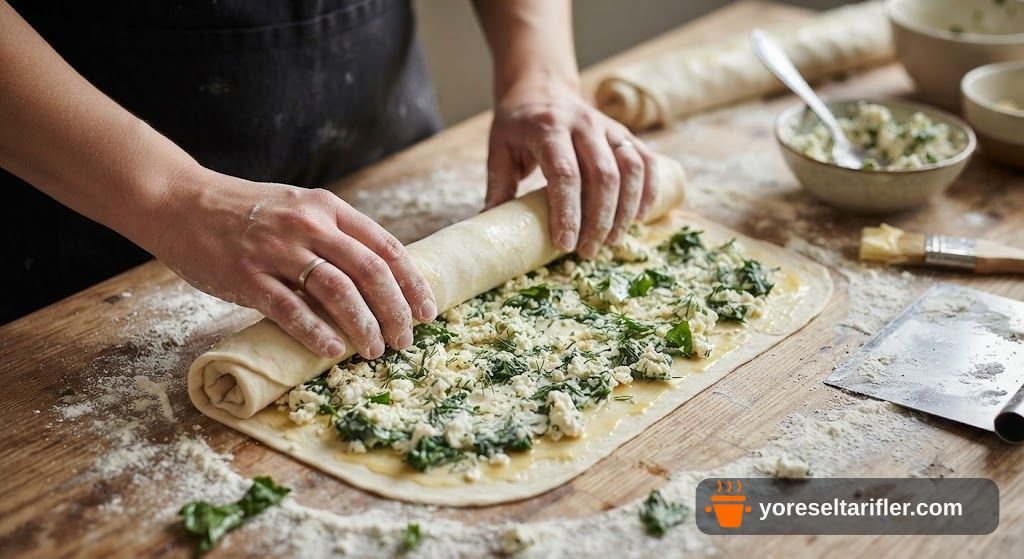 El Açması Çıtır Tavuklu Börek Tarifi — Adım 7
