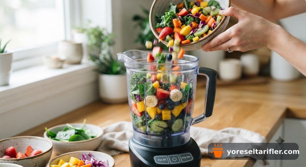 Elma Havuç Pancar Smoothie Tarifi — Adım 1