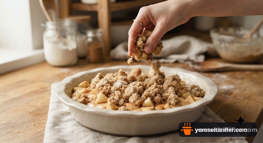 Elmalı Crumble Kek Tarifi — Adım 10