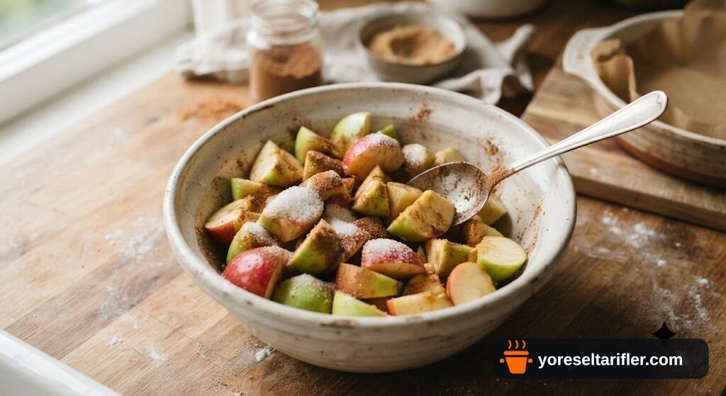 Elmalı Crumble Kek Tarifi — Adım 3
