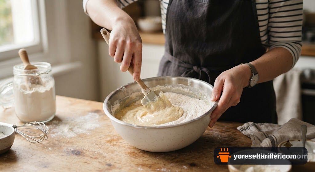 Elmalı Crumble Kek Tarifi — Adım 6