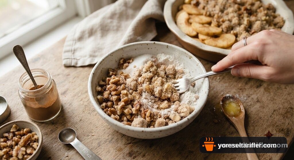 Elmalı Crumble Kek Tarifi — Adım 9