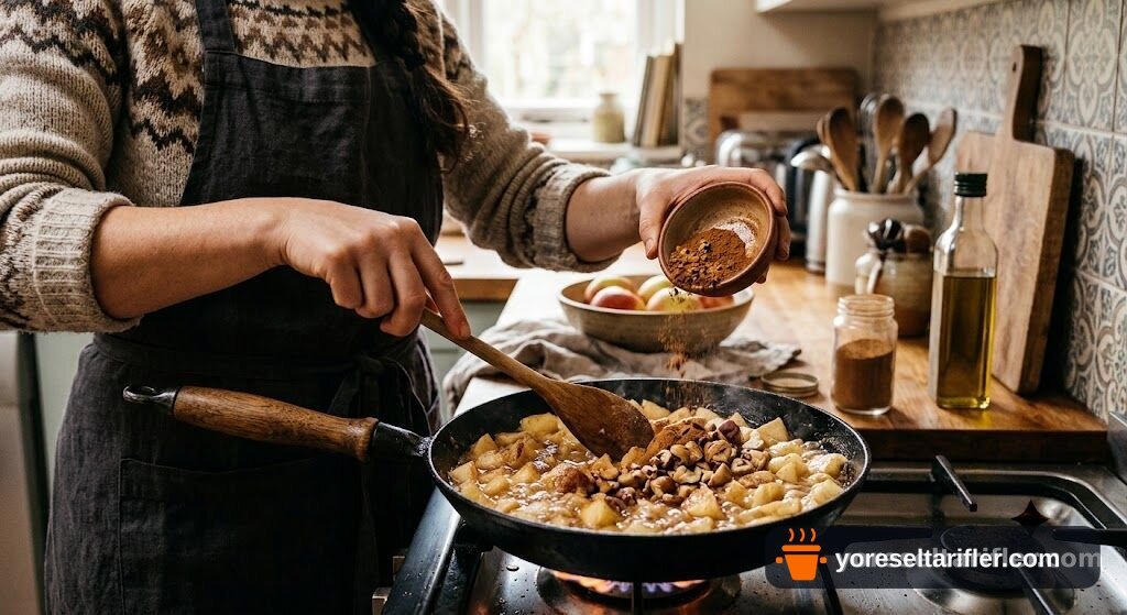 Elmalı Kestaneli Pasta Tarifi — Adım 2