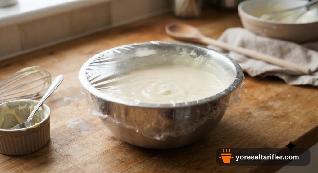 Elmalı Krema Dolgulu Pasta Tarifi — Adım 8