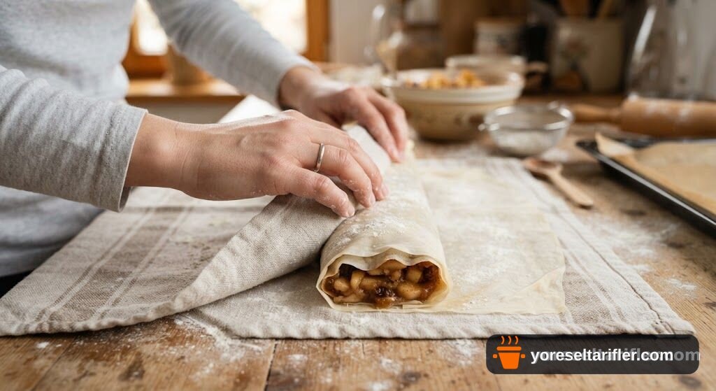 Elmalı Strudel Tarifi — Adım 9