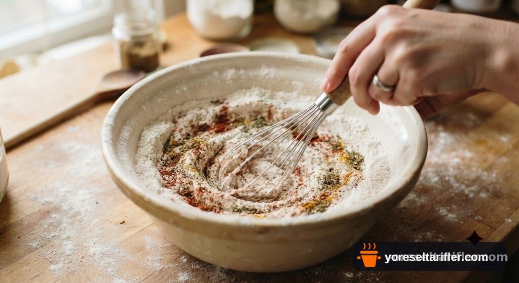 Elmalı Tahinli Muffin Tarifi — Adım 2