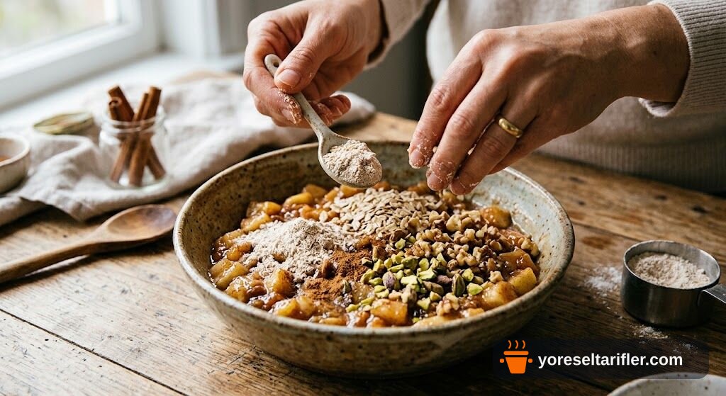 Elmalı Tam Buğdaylı Fit Kek Tarifi — Adım 2