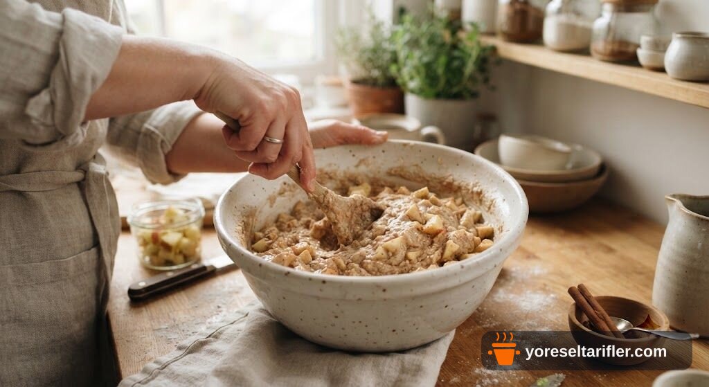 Elmalı Tam Buğdaylı Fit Kek Tarifi — Adım 3