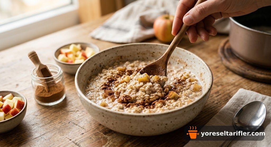 Elmalı Yulaf Lapası Tarifi — Adım 2