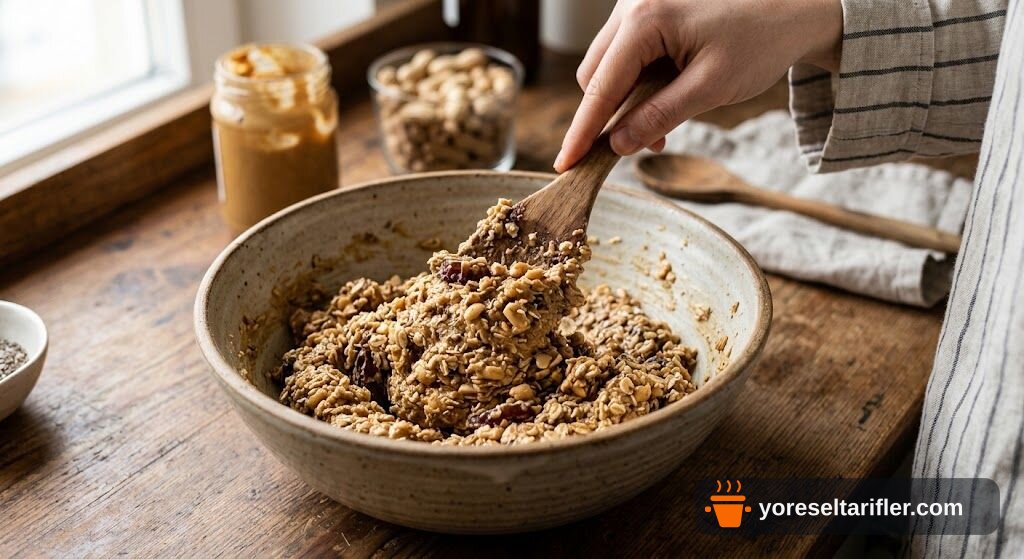 Enerji Veren Fıstık Bar Tarifi — Adım 1
