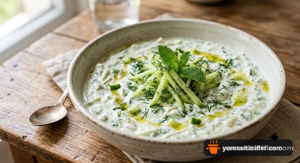 Enginar Saplı Cacık Tarifi — Adım 4