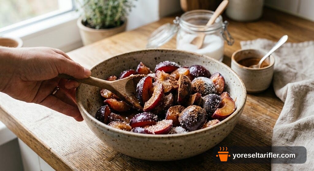 Erikli Glutensiz Crumble Tart Tarifi — Adım 5