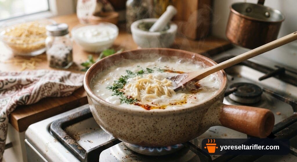 Erişteli Yoğurt Çorbası Tarifi — Adım 3