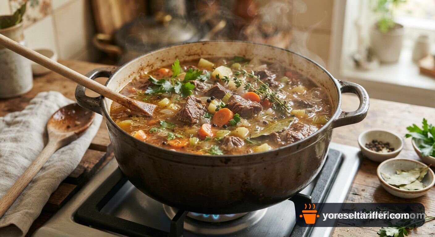 Et Suyuna Çorba Tarifi — Adım 6
