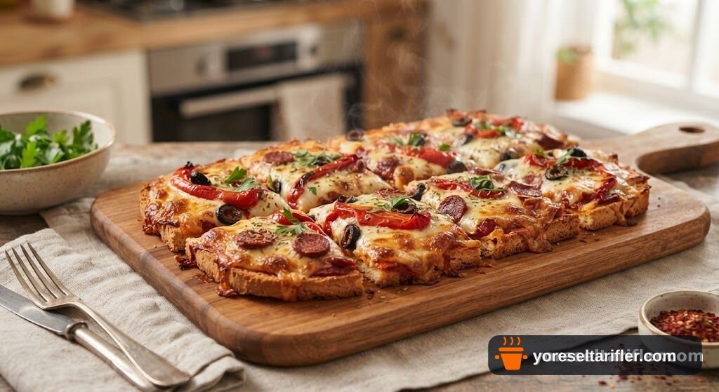Etimekli Kapya Biberli Pizza Tarifi — Adım 9