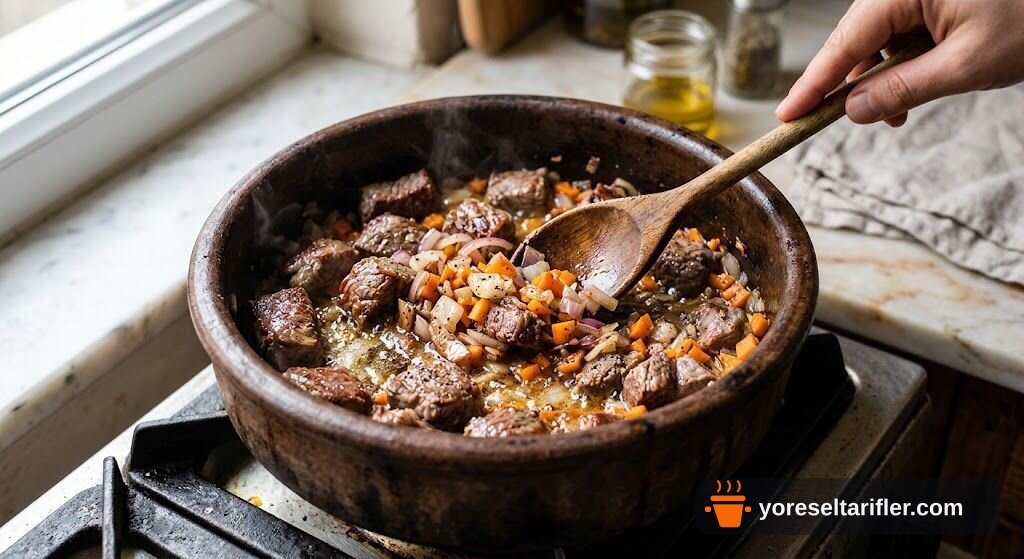 Etli Brüksel Lahanası Güveç Tarifi — Adım 2