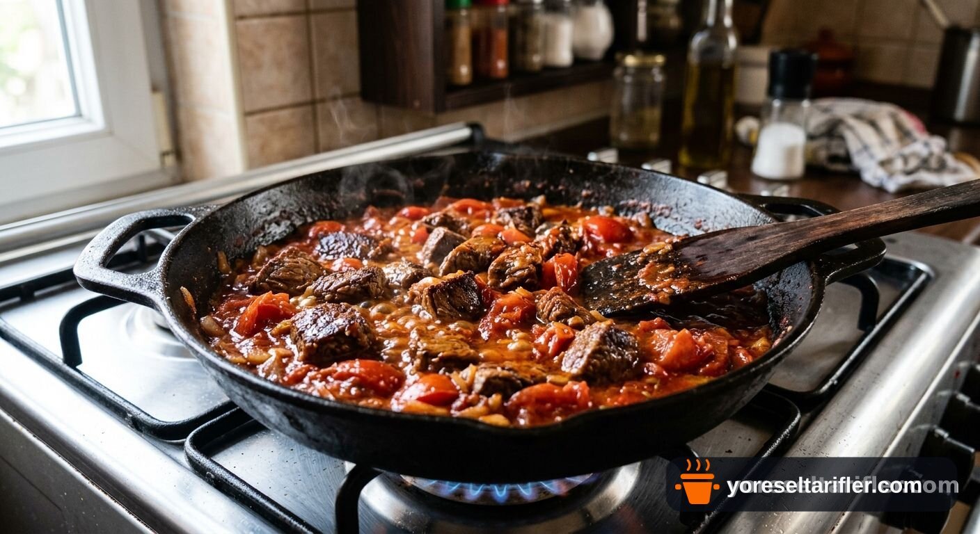 Etli Patlıcan Bohçası Tarifi — Adım 4
