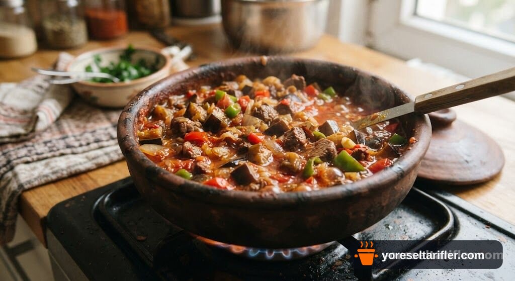 Etli Patlıcan Kızartması Tarifi — Adım 6