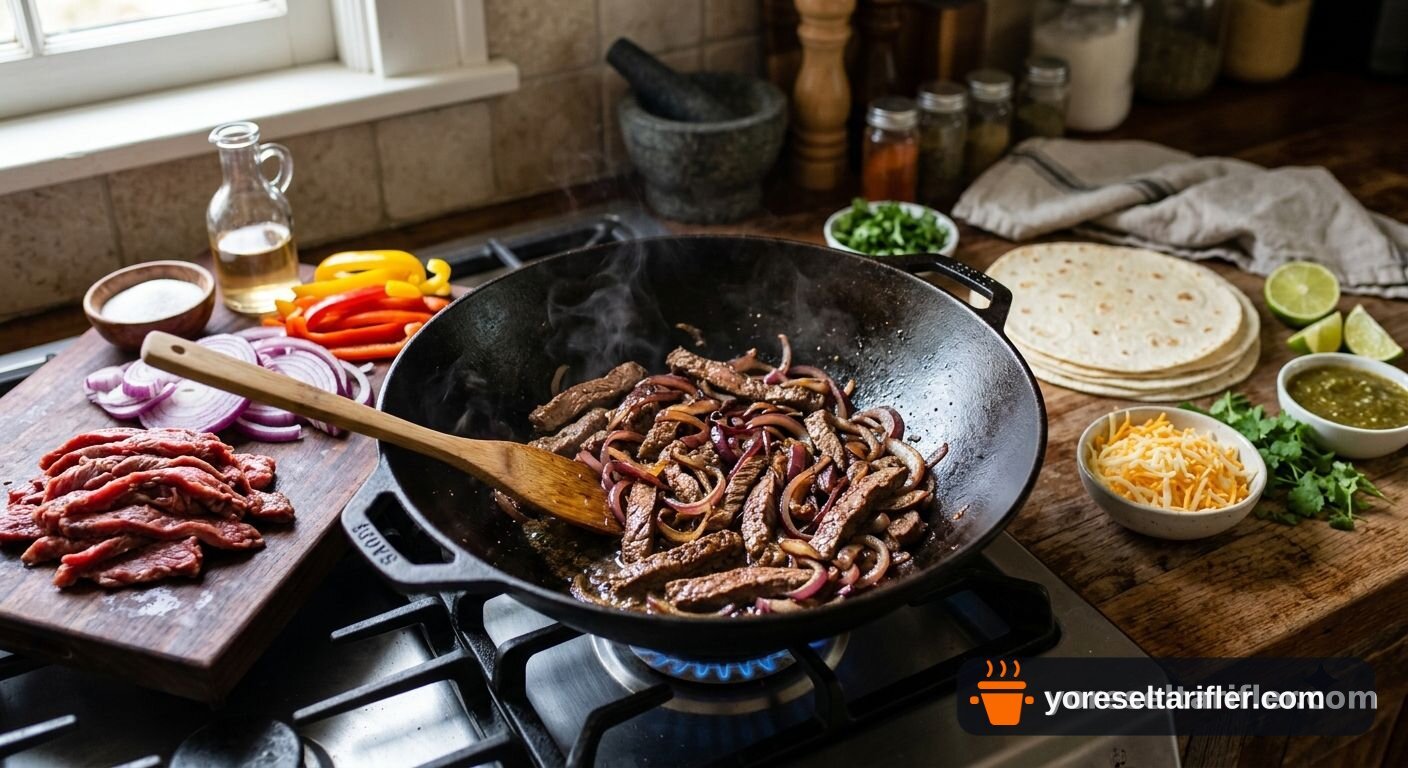 Etli Quesadilla Tarifi — Adım 2